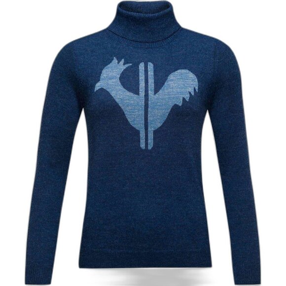 NEW Rossignol Made in Italy turtleneck Sweater 100% Merino Wool !!! white 6S3 - Picture 8 of 14